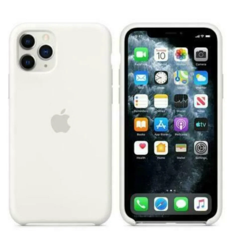 Apple Silicone Case for iPhone 11 Pro -5.8“ White